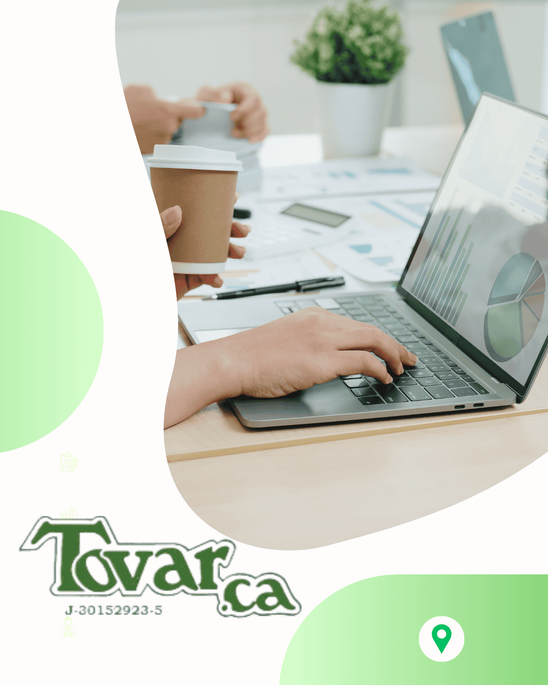 Inicio Green And White Simple Financial Consultant Services Instagram Post 1